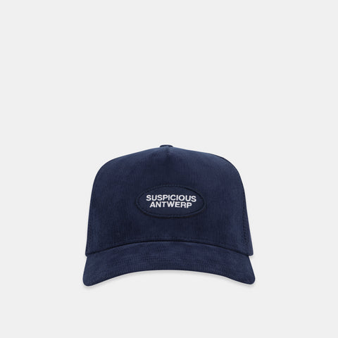 (SS24) The Essentials Corduroy Cap - Navy