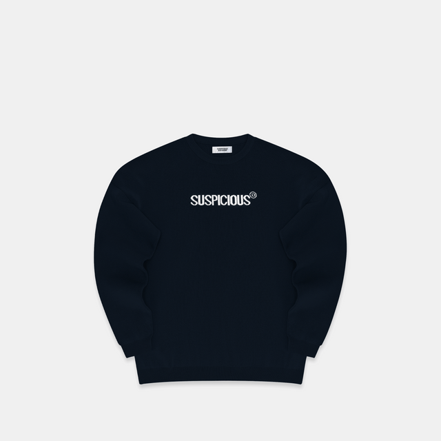 (Fall '24) The Smiley Knitted Sweat - Navy