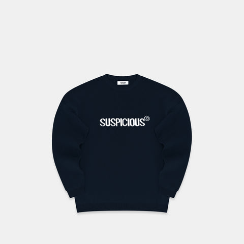 (Fall '24) The Smiley Knitted Sweat - Navy