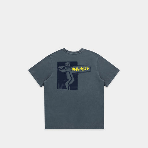 (Fucking Good Movies) The Beatrix Kiddo Tee - Slate Blue