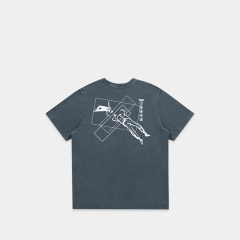 (Fucking Good Movies) The Dream Is Real Tee - Slate Blue