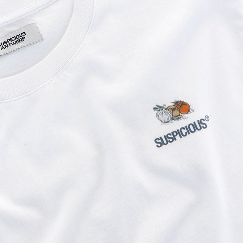 The Smokey Vegetable Tee - White