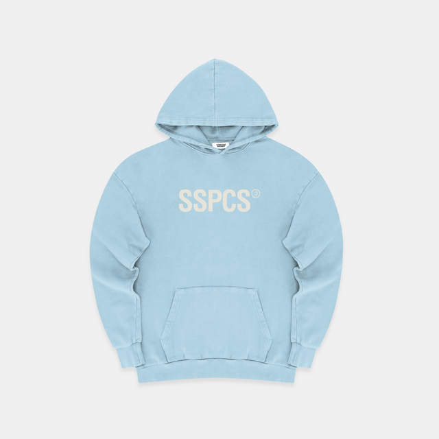 (SS24) The Smiley Hoodie - Coral Blue