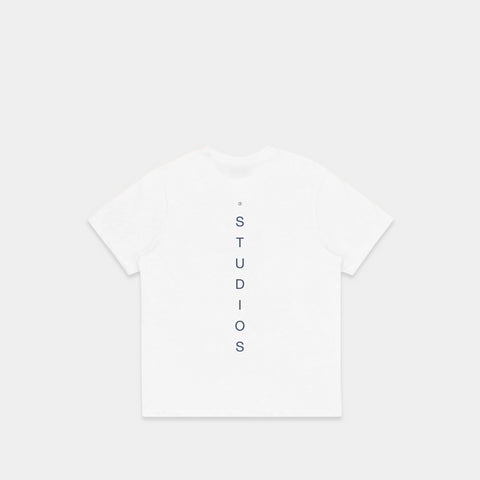 The Studios Tee - White/Blue