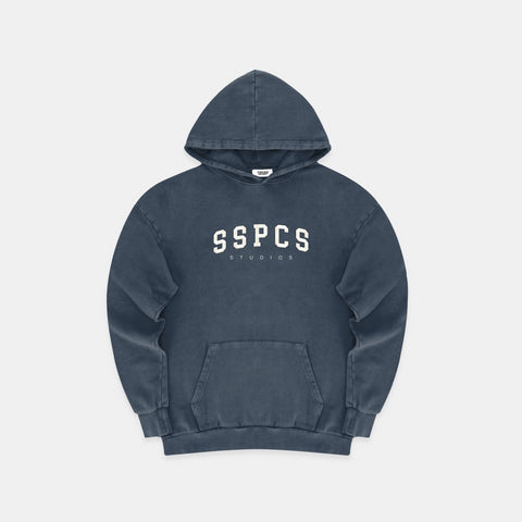 (SS24) The Varsity Hoodie - Coastal Blue