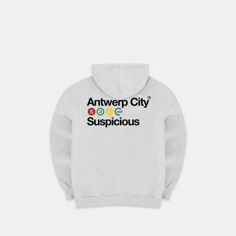 (Store Exclusive) The Antwerp City I Hoodie - Neutral Heather