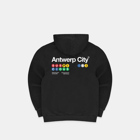 (Store Exclusive) The Antwerp City II Hoodie - Black