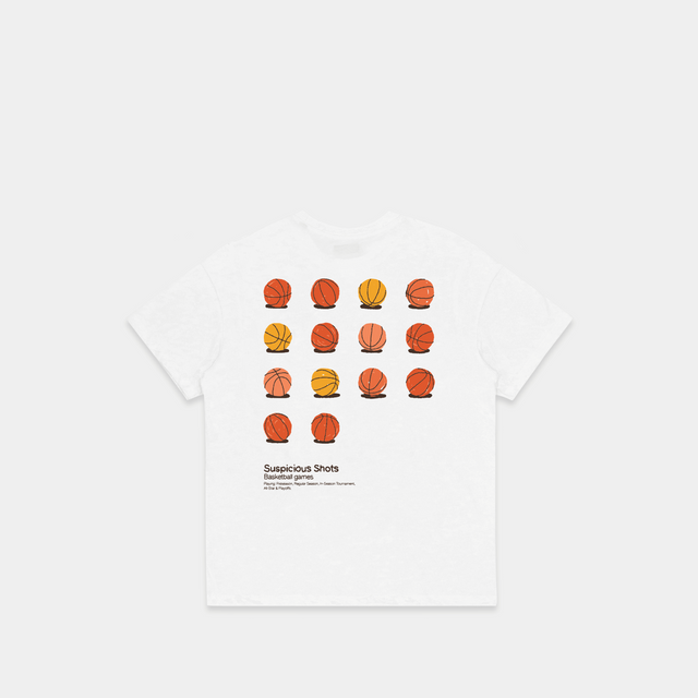 (The Athletics) The Suspicious Shots Tee - White