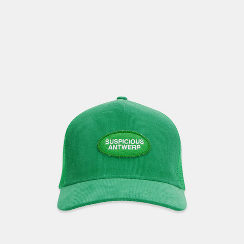 The Essentials Corduroy Cap - Emerald