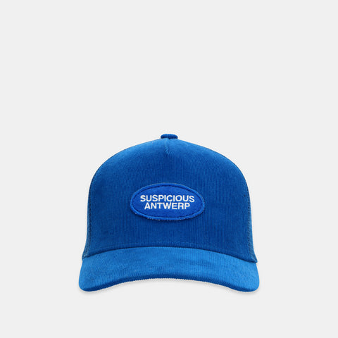 The Essentials Corduroy Cap - Sapphire