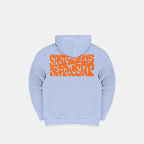 (SS24) The Peacekeeper Hoodie - Vista Blue / Orange