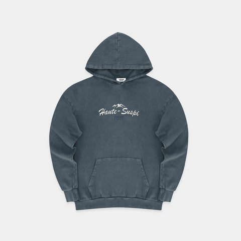 The Haute Suspi Hoodie - Slate Blue