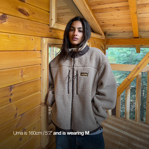 The Landscape Sherpa Jacket - Brown