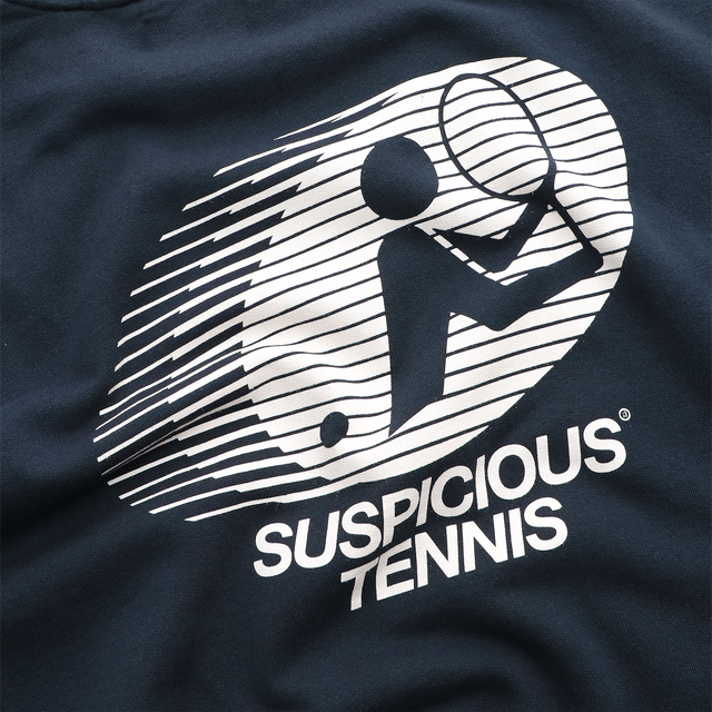 (The Athletics) The Suspicious Tennis Crewneck - Nightfall