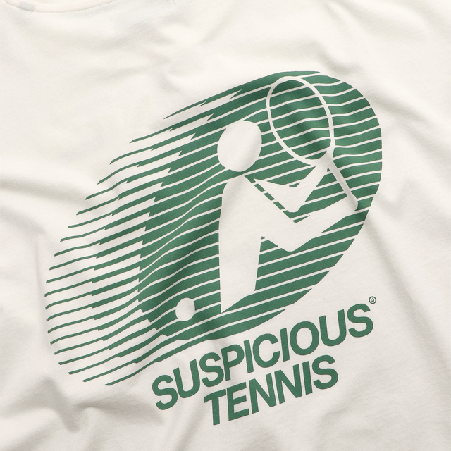 (The Athletics) The Suspicious Tennis Tee - Natural