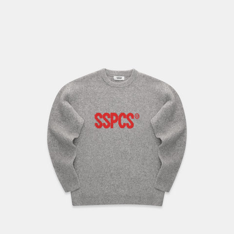 The SSPCS Knitted Sweat - Heather Grey