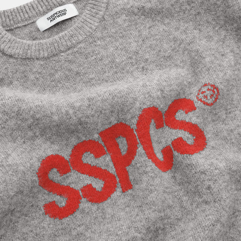 The SSPCS Knitted Sweat - Heather Grey