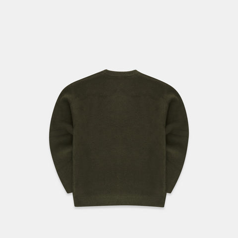 The Smiley Knitted Sweat - Army