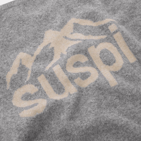 The Suspi Landscape Knitted Sweat - Heather Grey