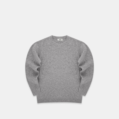 The Suspi Landscape Knitted Sweat - Heather Grey