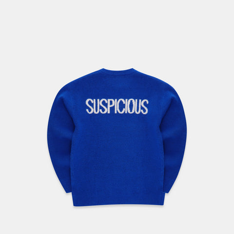 The Suspicious 1 Knitted Sweat - Blue