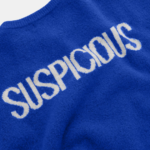 The Suspicious 1 Knitted Sweat - Blue