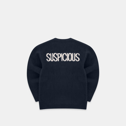 The Suspicious 1 Knitted Sweat - Navy