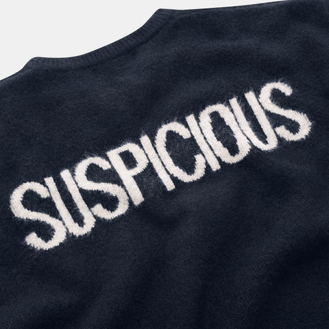 The Suspicious 1 Knitted Sweat - Navy