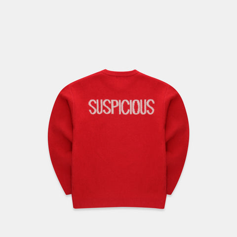 The Suspicious 1 Knitted Sweat Red Suspicious Antwerp