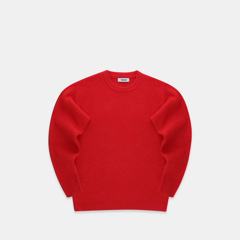 The Suspicious 1 Knitted Sweat - Red