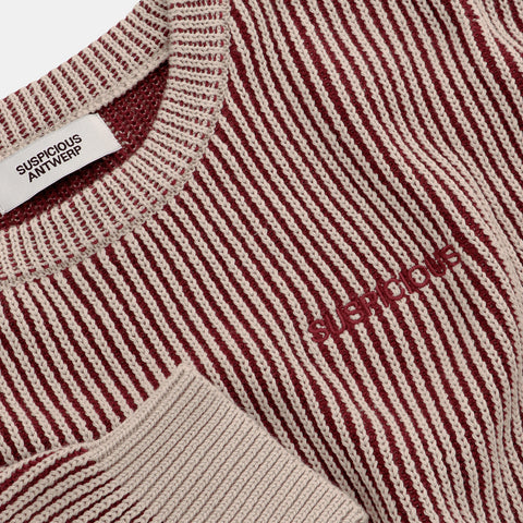 The Vintage Knit - Burgundy