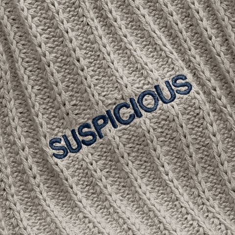 The Suspicious 2 Knitted Sweat - Mocha