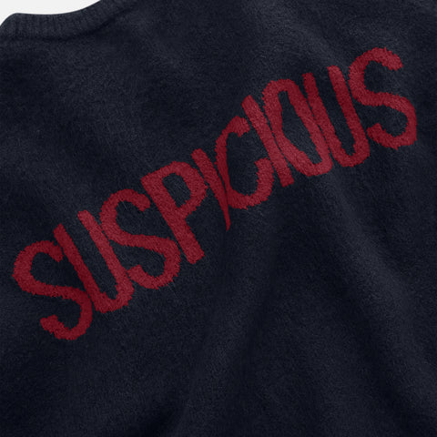 The Suspicious Jacquard Knitted Sweat - Nightfall