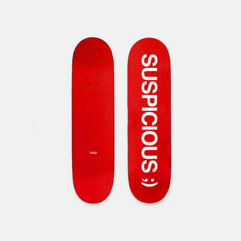 The Suspicious Skateboard - Red