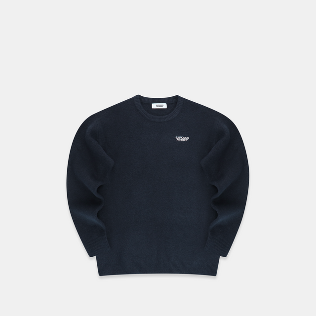 The Essentials Knitted Sweat - Navy