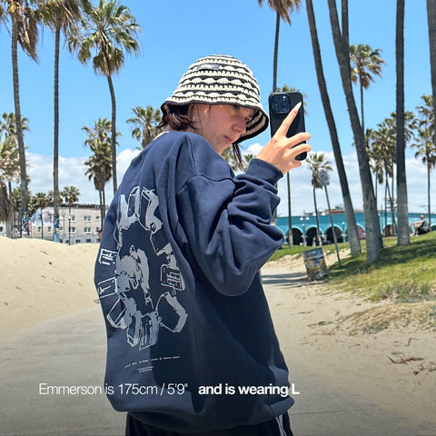 (Fucking Good Movies) The S.T.A.Y. Crewneck - Slate Blue