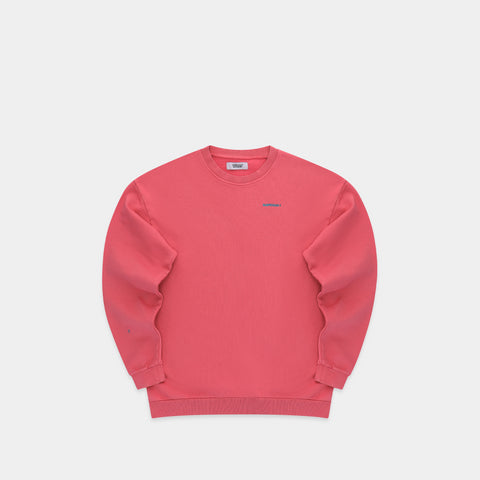 The Suspicious Smiley Crewneck - Crimson