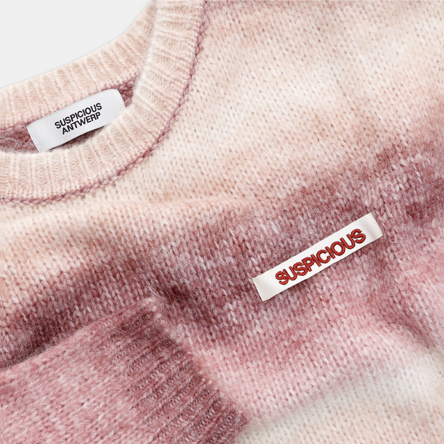 (Winter '24) The Gradient Knitted Sweat - Sea Pink