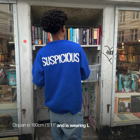 The Suspicious 1 Knitted Sweat - Blue