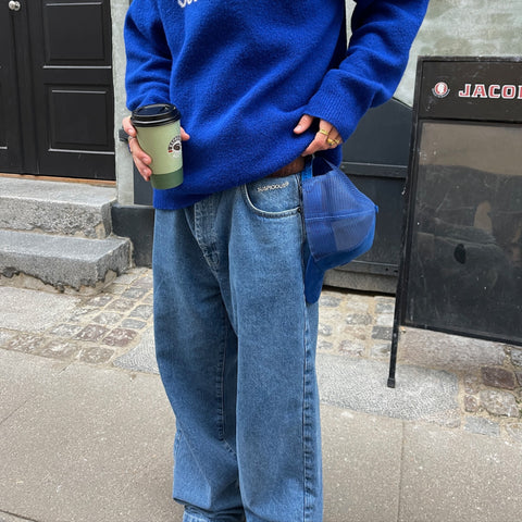 Wide Leg Denim - Mediterranean Blue